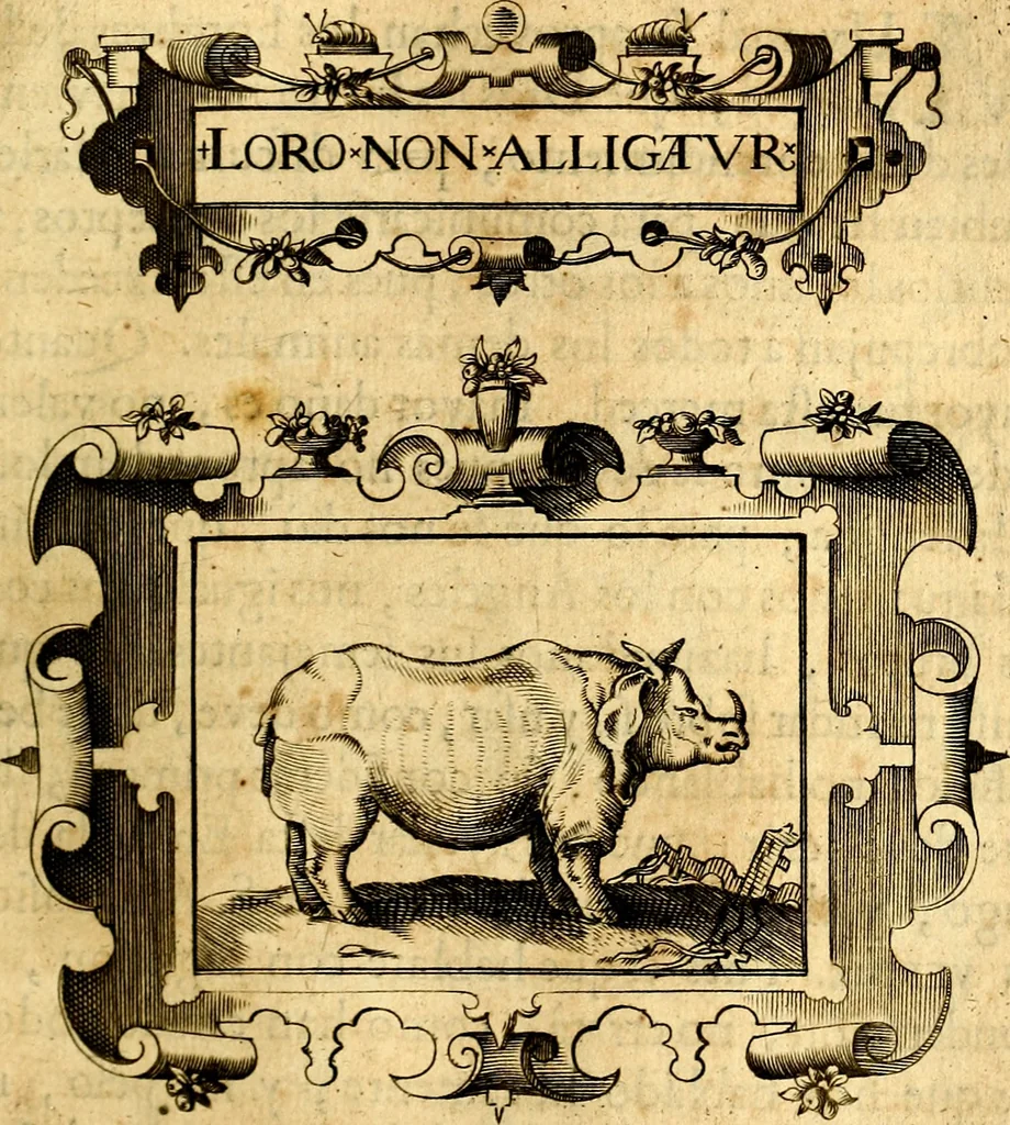 An illustration from Empresas Morales...Sacalas a lvz el doctor don Francisco de Borja.., 1680, leaf 250