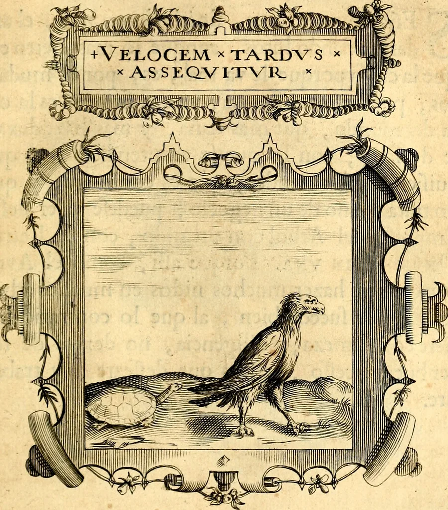 An illustration from Empresas Morales...Sacalas a lvz el doctor don Francisco de Borja.., 1680, leaf 276