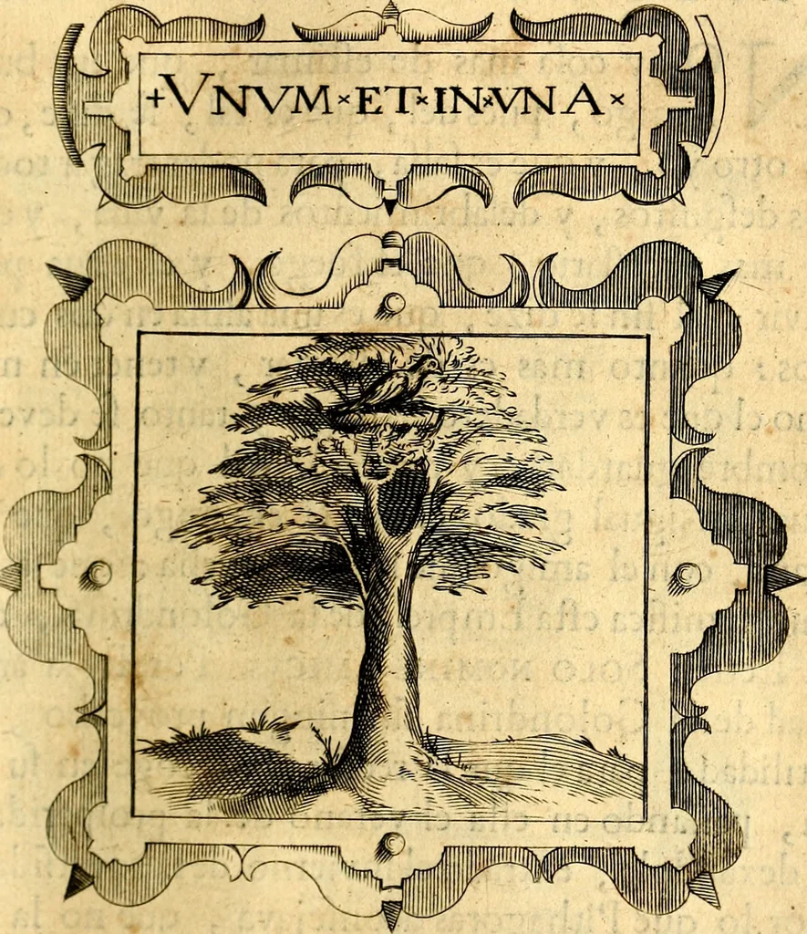 An illustration from Empresas Morales...Sacalas a lvz el doctor don Francisco de Borja.., 1680, leaf 278