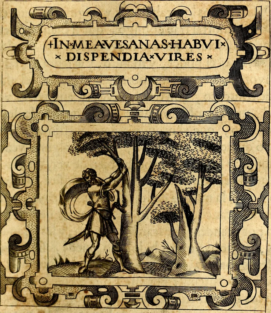 An illustration from Empresas Morales...Sacalas a lvz el doctor don Francisco de Borja.., 1680, leaf 284