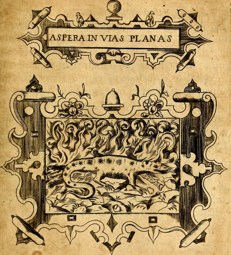 An illustration from Empresas Morales...Sacalas a lvz el doctor don Francisco de Borja.., 1680, leaf 292