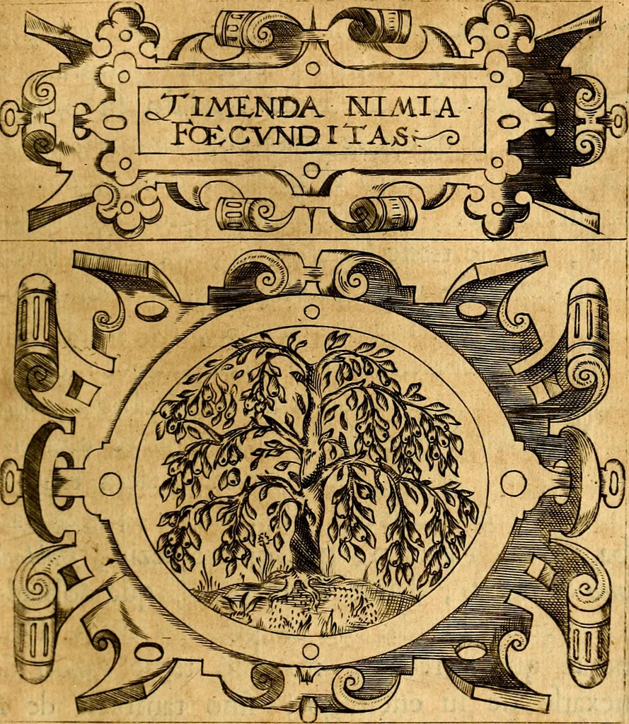 An illustration from Empresas Morales...Sacalas a lvz el doctor don Francisco de Borja.., 1680, leaf 32