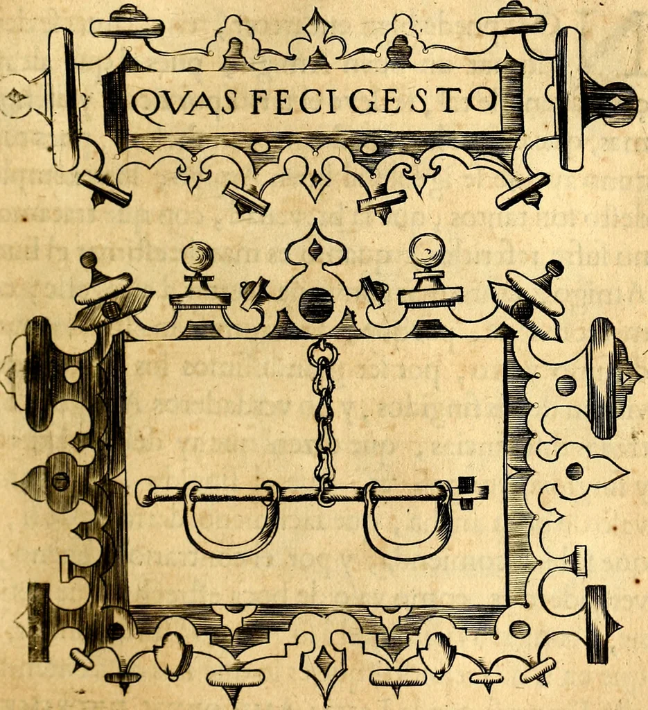 An illustration from Empresas Morales...Sacalas a lvz el doctor don Francisco de Borja.., 1680, leaf 320