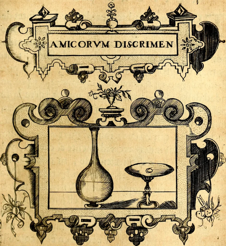 An illustration from Empresas Morales...Sacalas a lvz el doctor don Francisco de Borja.., 1680, leaf 322