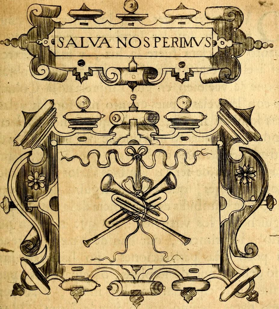 An illustration from Empresas Morales...Sacalas a lvz el doctor don Francisco de Borja.., 1680, leaf 342