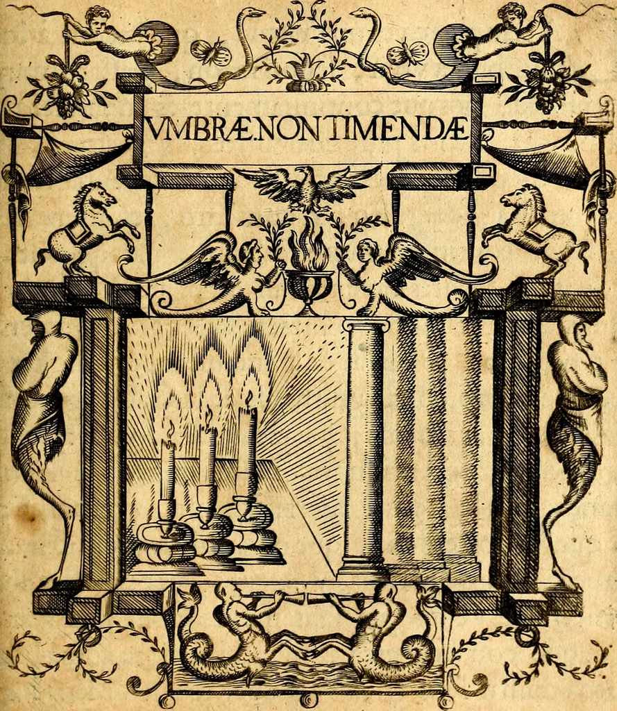 An illustration from Empresas Morales...Sacalas a lvz el doctor don Francisco de Borja.., 1680, leaf 344