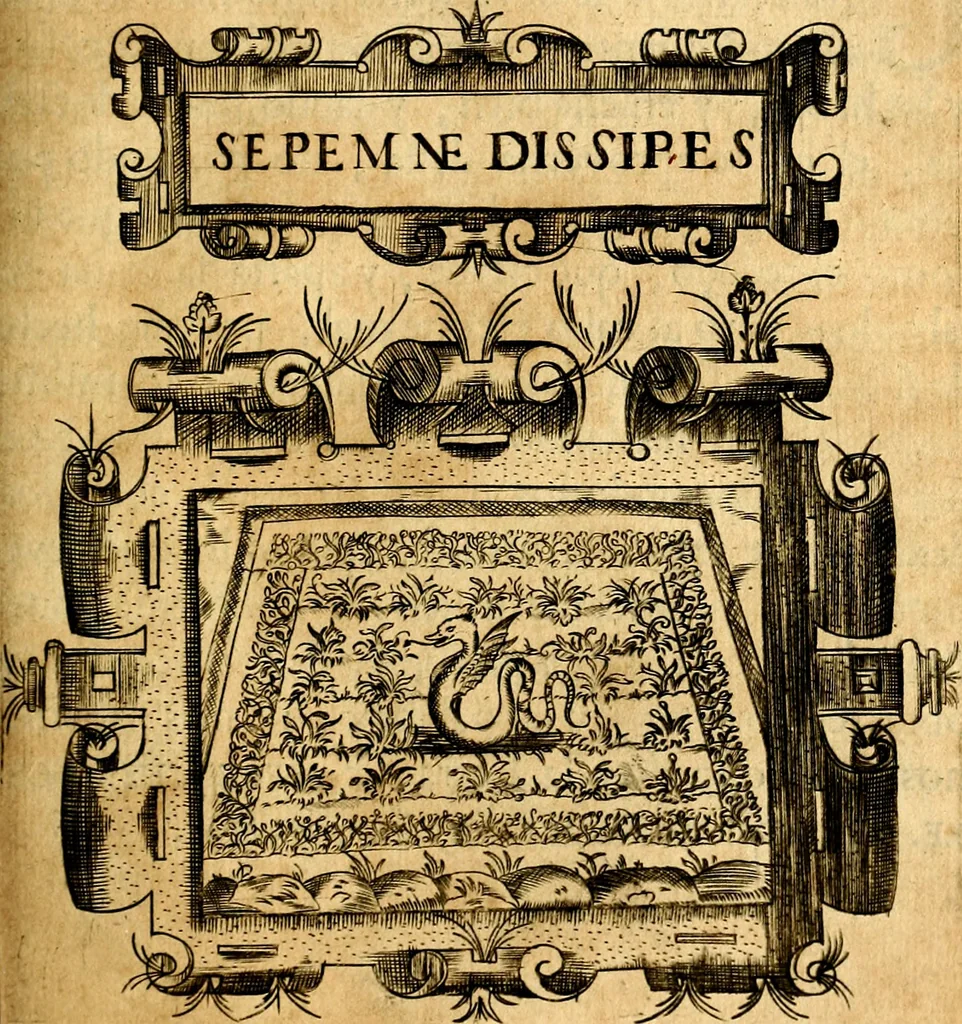 An illustration from Empresas Morales...Sacalas a lvz el doctor don Francisco de Borja.., 1680, leaf 360