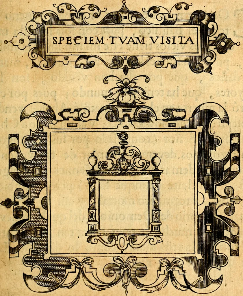 An illustration from Empresas Morales...Sacalas a lvz el doctor don Francisco de Borja.., 1680, leaf 364