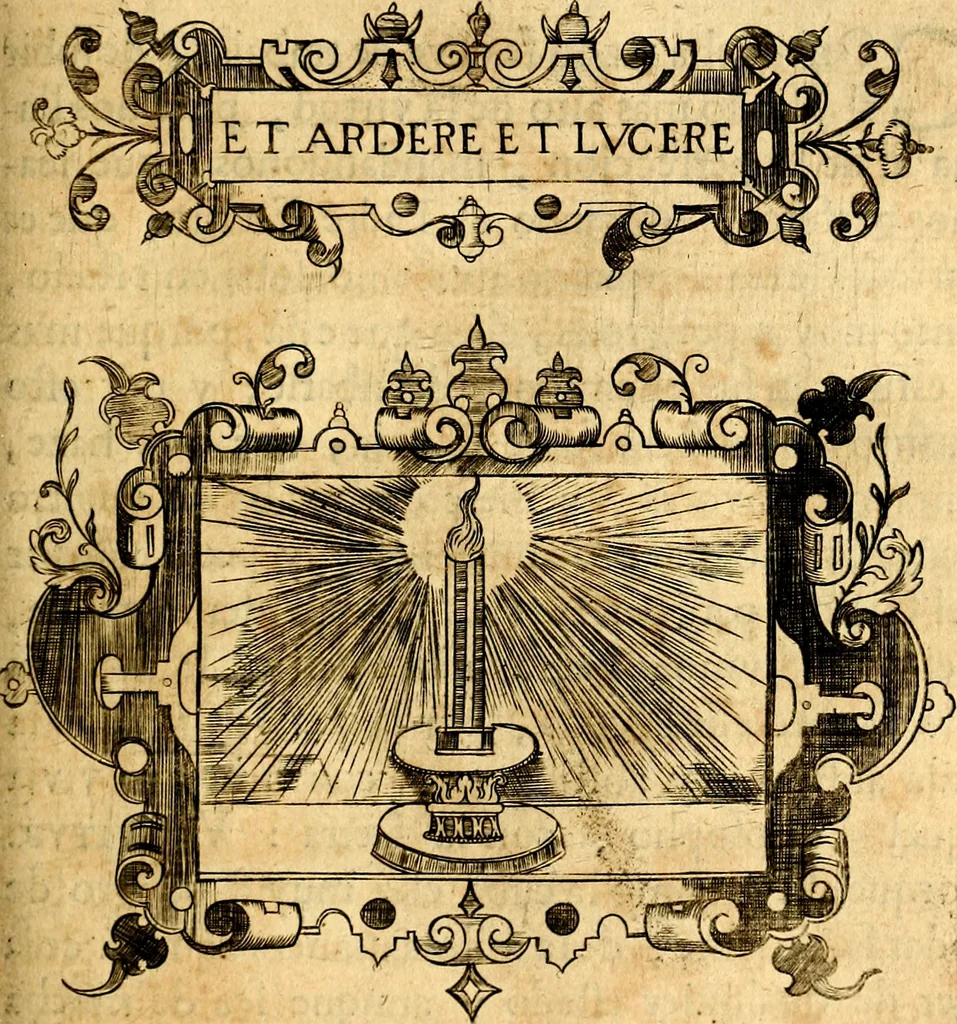 An illustration from Empresas Morales...Sacalas a lvz el doctor don Francisco de Borja.., 1680, leaf 368