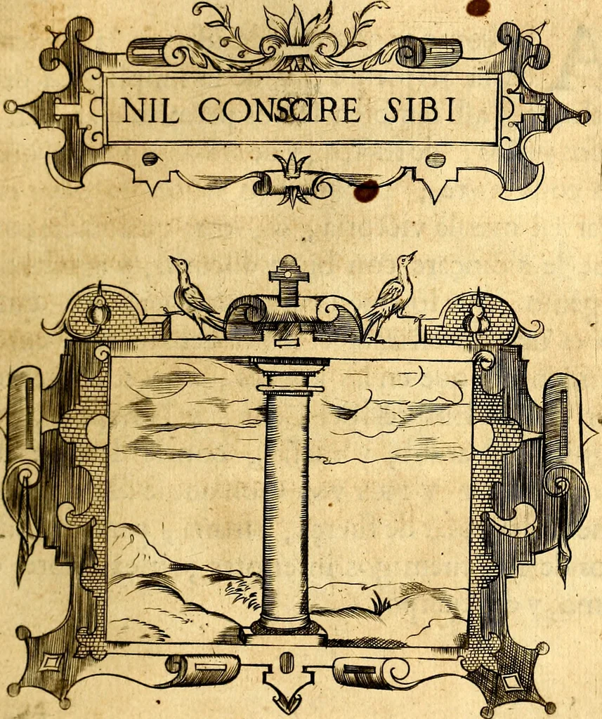 An illustration from Empresas Morales...Sacalas a lvz el doctor don Francisco de Borja.., 1680, leaf 374