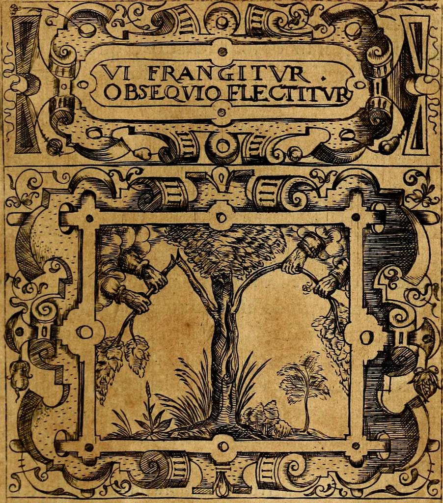 An illustration from Empresas Morales...Sacalas a lvz el doctor don Francisco de Borja.., 1680, leaf 38