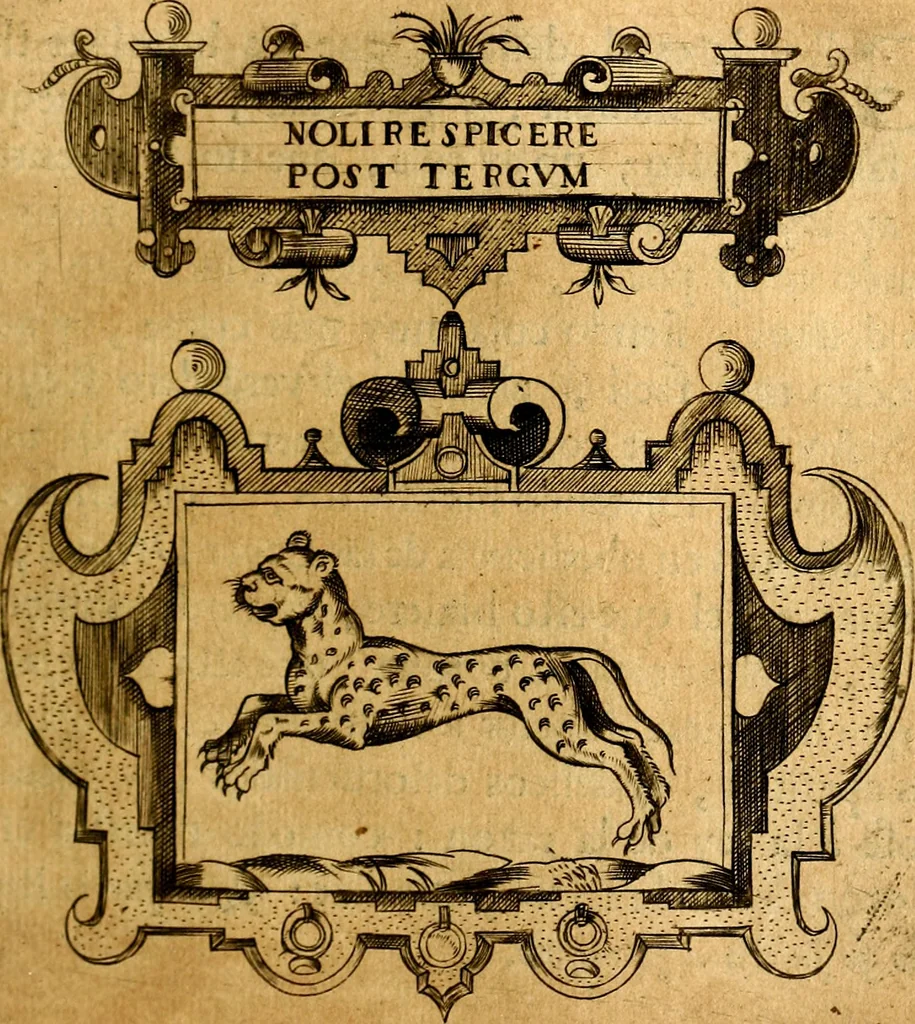 An illustration from Empresas Morales...Sacalas a lvz el doctor don Francisco de Borja.., 1680, leaf 382
