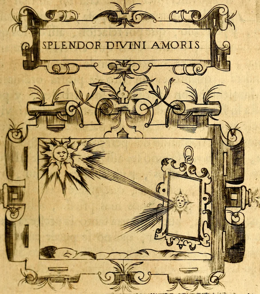 An illustration from Empresas Morales...Sacalas a lvz el doctor don Francisco de Borja.., 1680, leaf 392