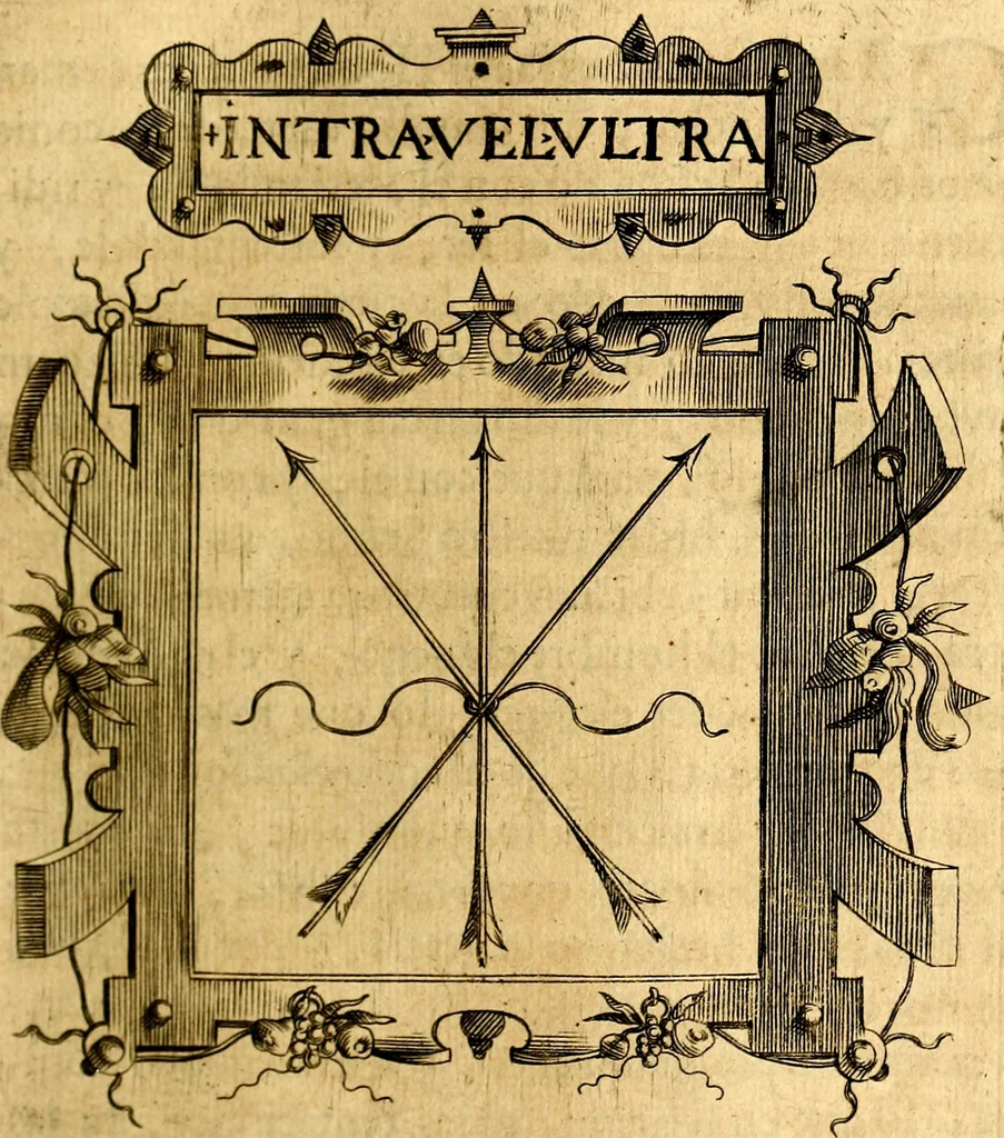 An illustration from Empresas Morales...Sacalas a lvz el doctor don Francisco de Borja.., 1680, leaf 398