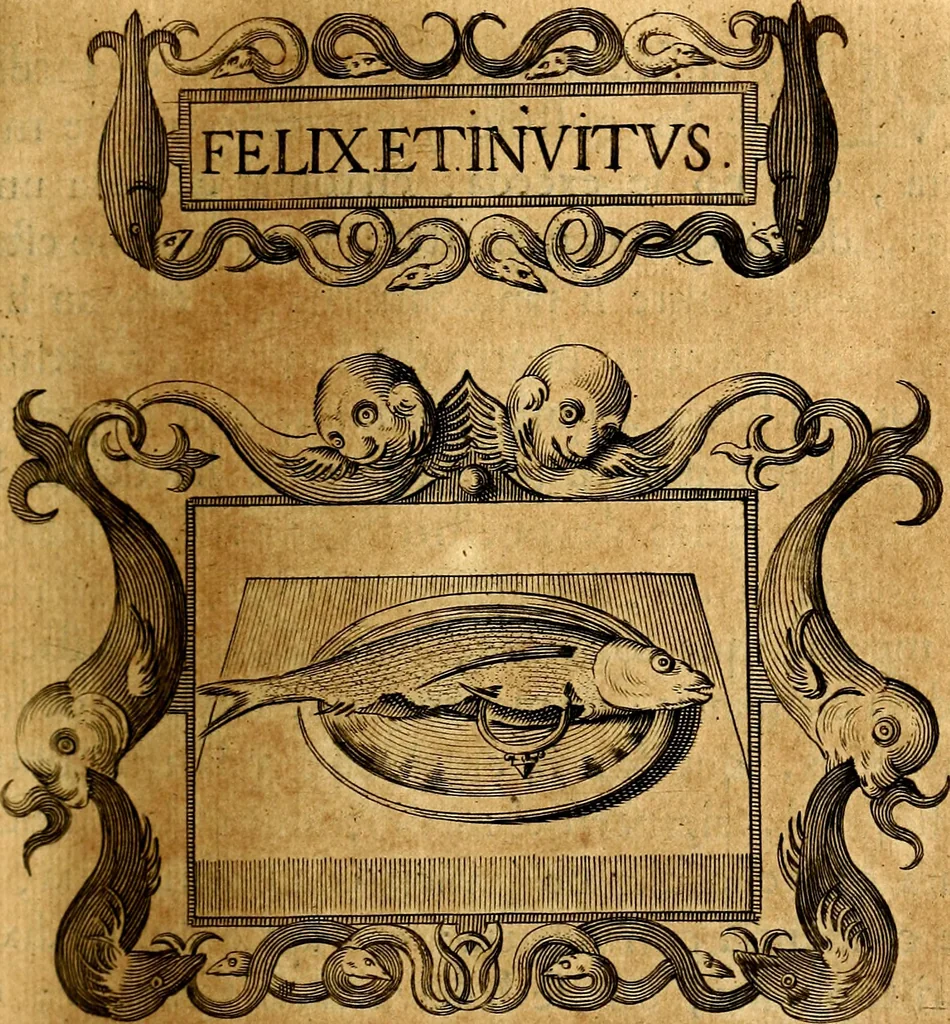 An illustration from Empresas Morales...Sacalas a lvz el doctor don Francisco de Borja.., 1680, leaf 414