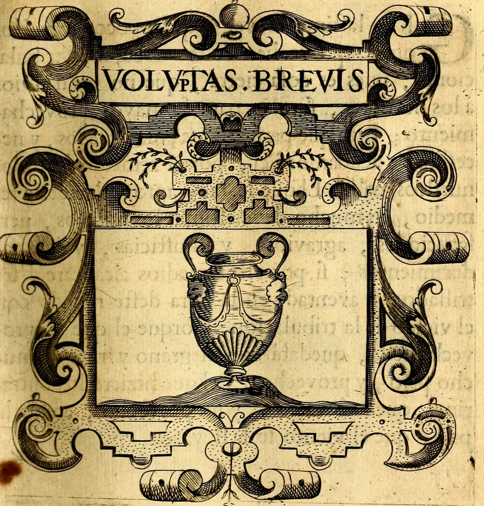 An illustration from Empresas Morales...Sacalas a lvz el doctor don Francisco de Borja.., 1680, leaf 432