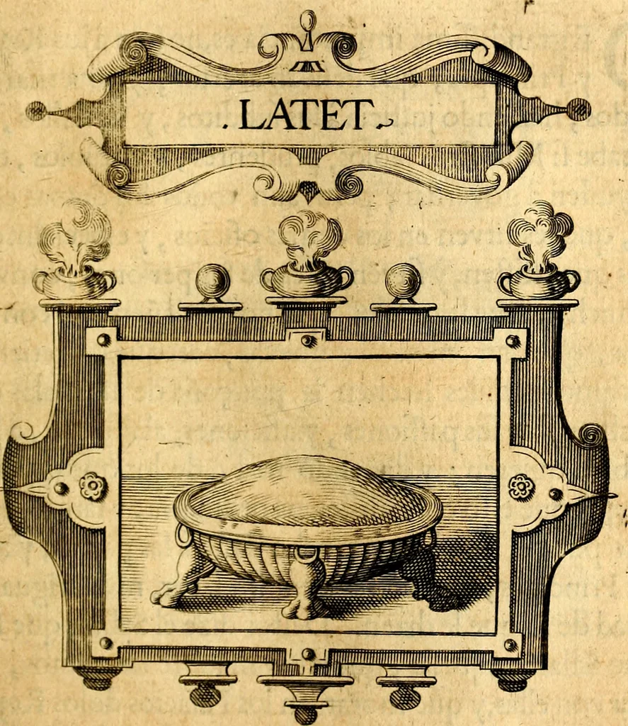 An illustration from Empresas Morales...Sacalas a lvz el doctor don Francisco de Borja.., 1680, leaf 438