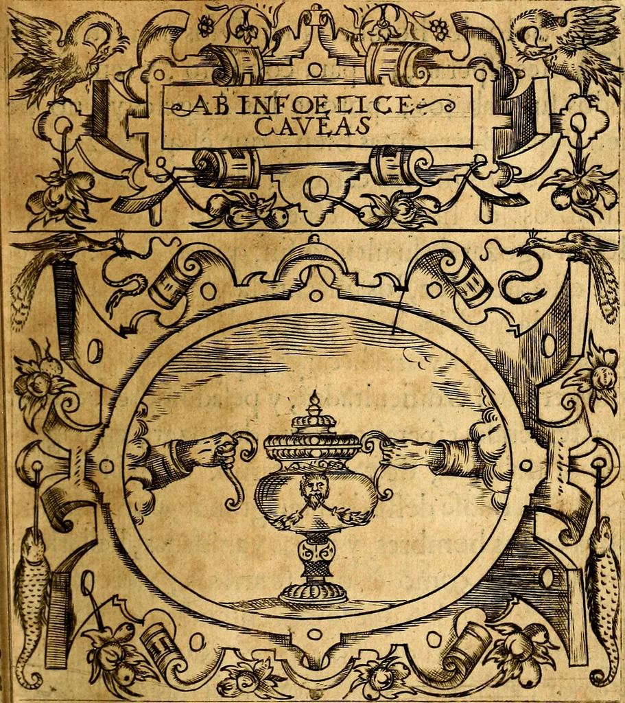 An illustration from Empresas Morales...Sacalas a lvz el doctor don Francisco de Borja.., 1680, leaf 44