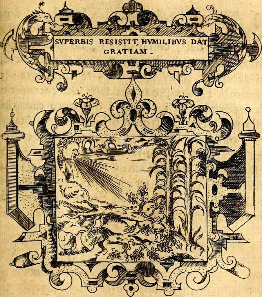 An illustration from Empresas Morales...Sacalas a lvz el doctor don Francisco de Borja.., 1680, leaf 446