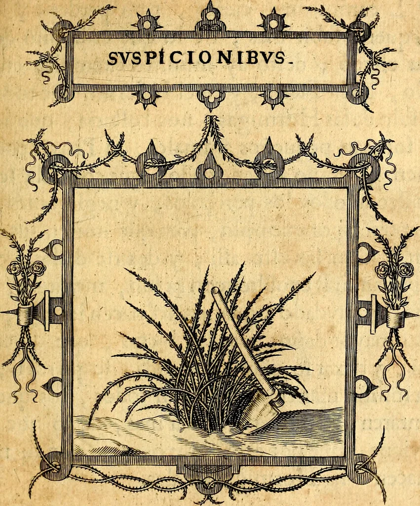 An illustration from Empresas Morales...Sacalas a lvz el doctor don Francisco de Borja.., 1680, leaf 450