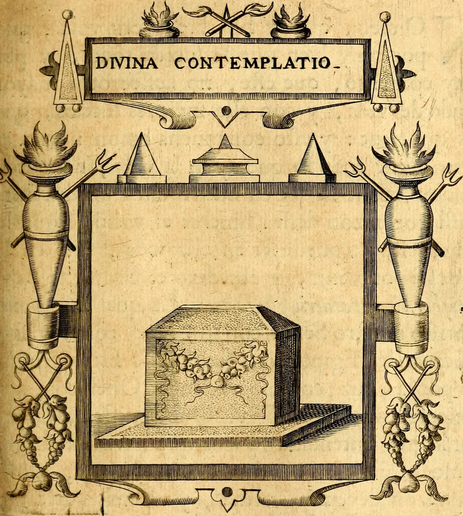 An illustration from Empresas Morales...Sacalas a lvz el doctor don Francisco de Borja.., 1680, leaf 454