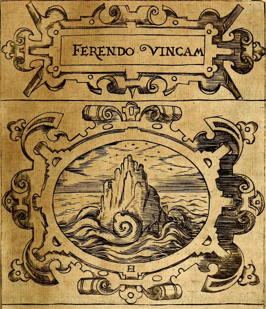 An illustration from Empresas Morales...Sacalas a lvz el doctor don Francisco de Borja.., 1680, leaf 50