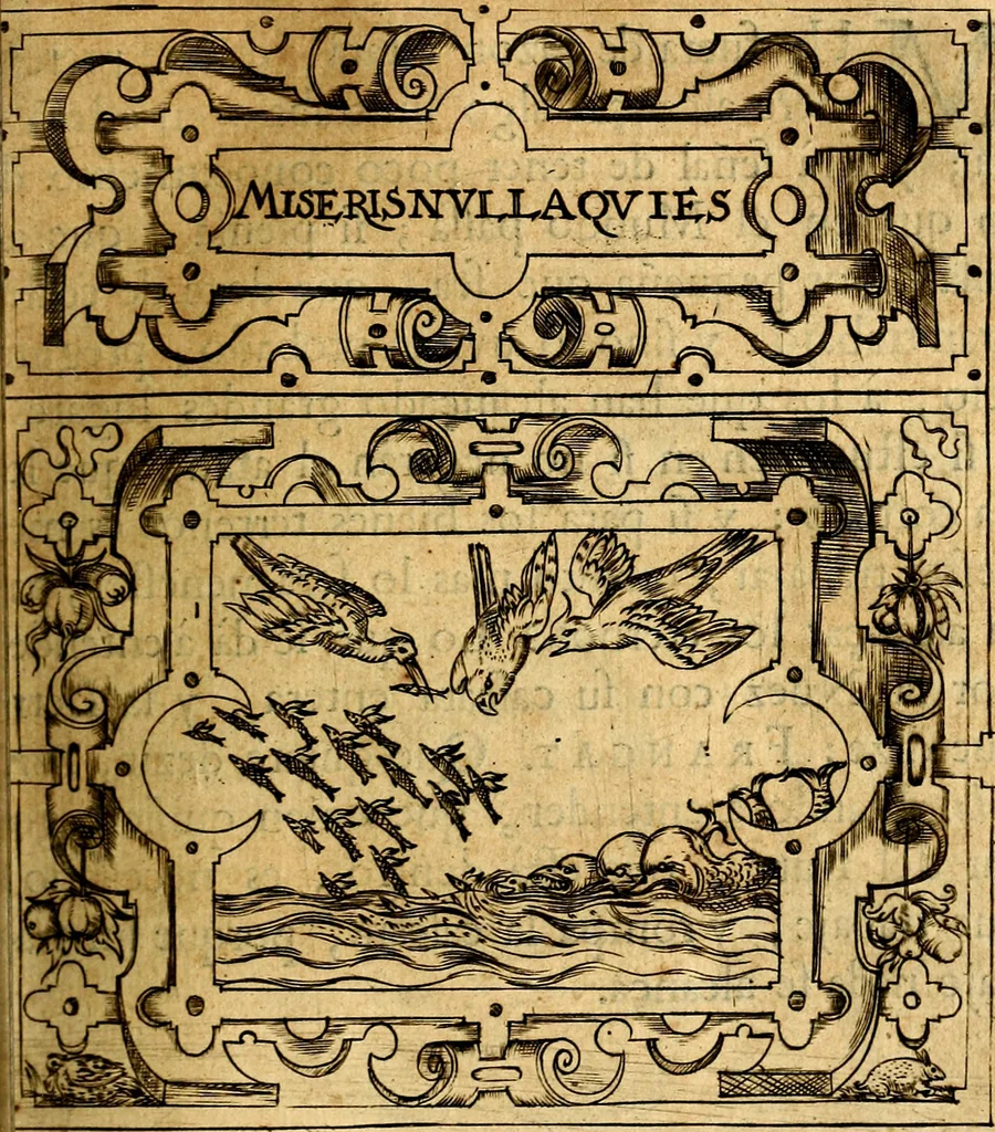 An illustration from Empresas Morales...Sacalas a lvz el doctor don Francisco de Borja.., 1680, leaf 58