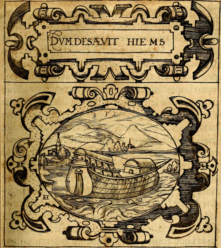 An illustration from Empresas Morales...Sacalas a lvz el doctor don Francisco de Borja.., 1680, leaf 64