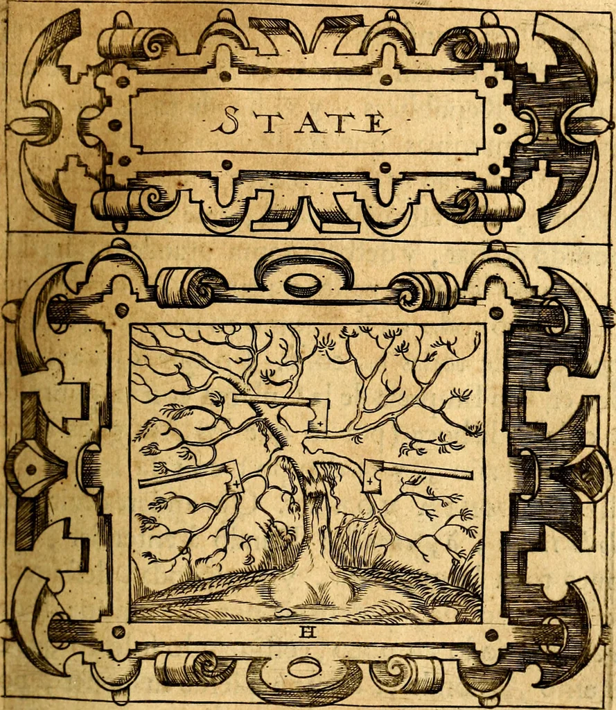 An illustration from Empresas Morales...Sacalas a lvz el doctor don Francisco de Borja.., 1680, leaf 72