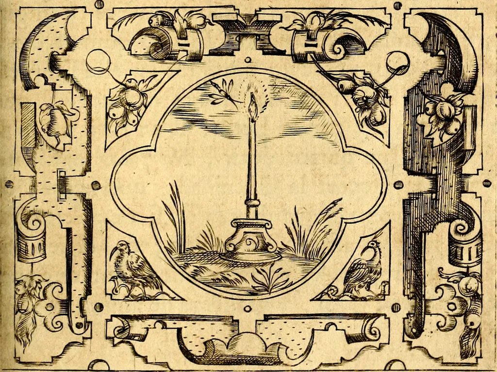 An illustration from Empresas Morales...Sacalas a lvz el doctor don Francisco de Borja.., 1680, leaf 82