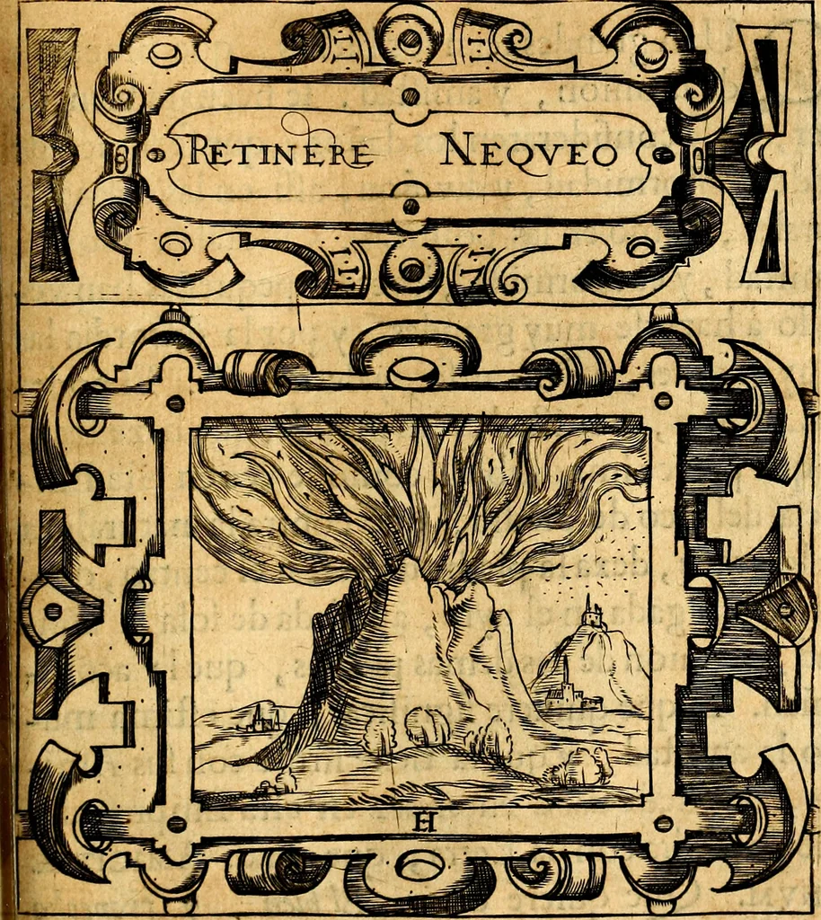 An illustration from Empresas Morales...Sacalas a lvz el doctor don Francisco de Borja.., 1680, leaf 84