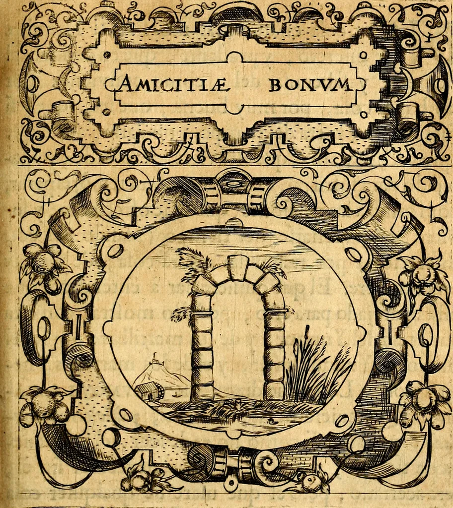 An illustration from Empresas Morales...Sacalas a lvz el doctor don Francisco de Borja.., 1680, leaf 86