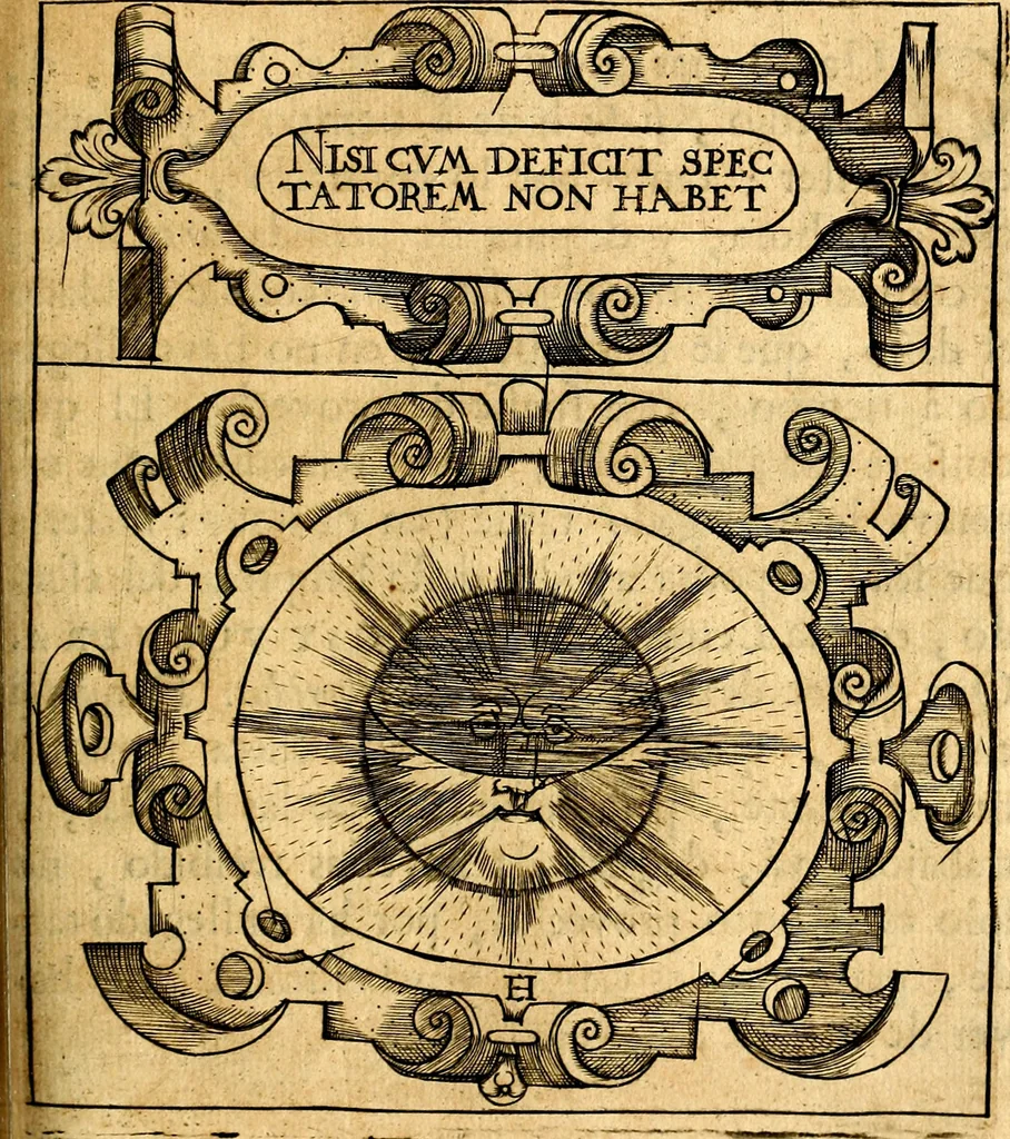 An illustration from Empresas Morales...Sacalas a lvz el doctor don Francisco de Borja.., 1680, leaf 90