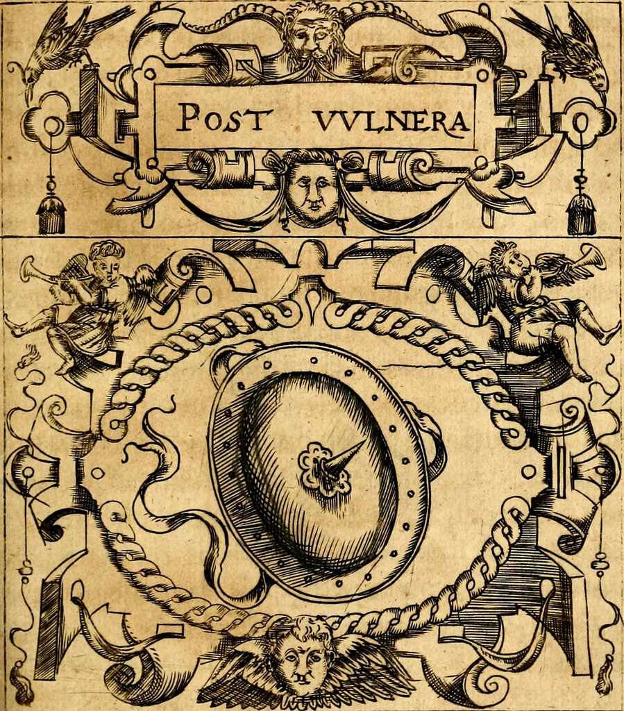 An illustration from Empresas Morales...Sacalas a lvz el doctor don Francisco de Borja.., 1680, leaf 92