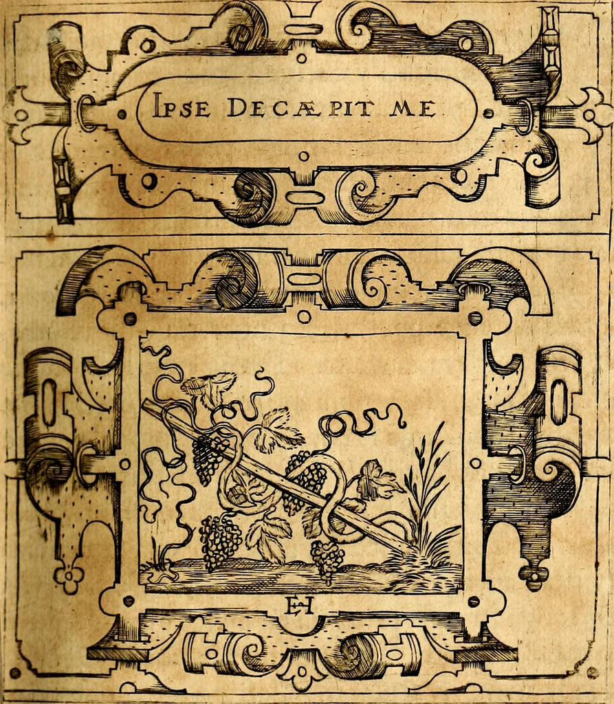 An illustration from Empresas Morales...Sacalas a lvz el doctor don Francisco de Borja.., 1680, leaf 96