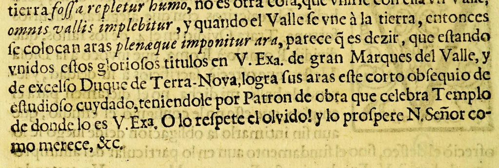 An illustration from Empressa metrica, decifrada en numeros, y alegorizada en symbolos. : Que excitò à los cisnes de Apolo, para que librando en sus futiles plumas, y dulces voces los buelos, y las armonias, decantassen à la mas sagrada Uesta Maria Santissima con el fuego de la gracia original en el muy honorifico templo, que con titulo de la Concepcion le dedicò el mas Carholico Romulo de la America el excelentissimo señor D. Fernando Cortes de Monrroy, primier Marques del Valle. Y à los diez y seis lustros de començado renovò sus estrenos la devocion de Iesus Nazareno N. Señor. En diez de otubre de 1665. Dedicalo al Exmo. señor D. Hector de Aragon Pinatelo, Duque de Terra-Nova, principe de Castil-Veltrano, Marques del Valle, de Acula, y de Fabara, Conde de Uurgueto, &c. patron de dicho templo., 1665, leaf 6
