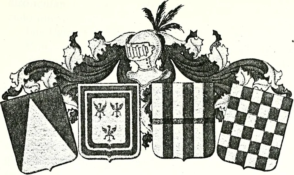 An illustration from Enciclopedia heráldica y genealógica hispano-americana, 1919, leaf 114