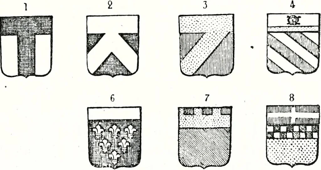 An illustration from Enciclopedia heráldica y genealógica hispano-americana, 1919, leaf 138