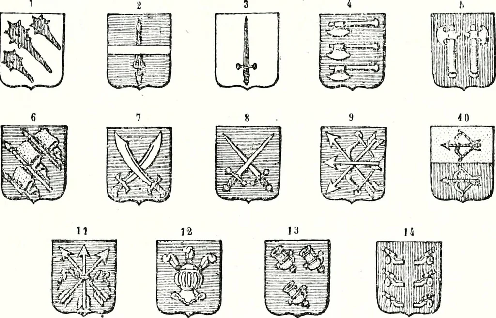 An illustration from Enciclopedia heráldica y genealógica hispano-americana, 1919, leaf 230