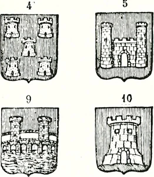 An illustration from Enciclopedia heráldica y genealógica hispano-americana, 1919, leaf 234