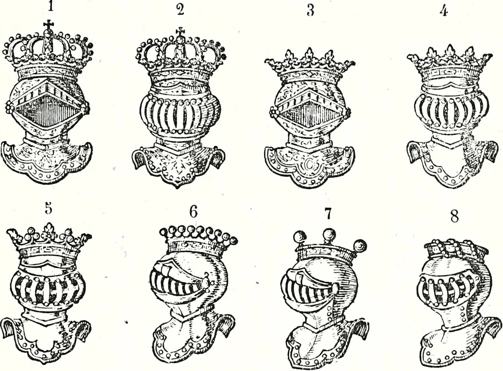 An illustration from Enciclopedia heráldica y genealógica hispano-americana, 1919, leaf 284