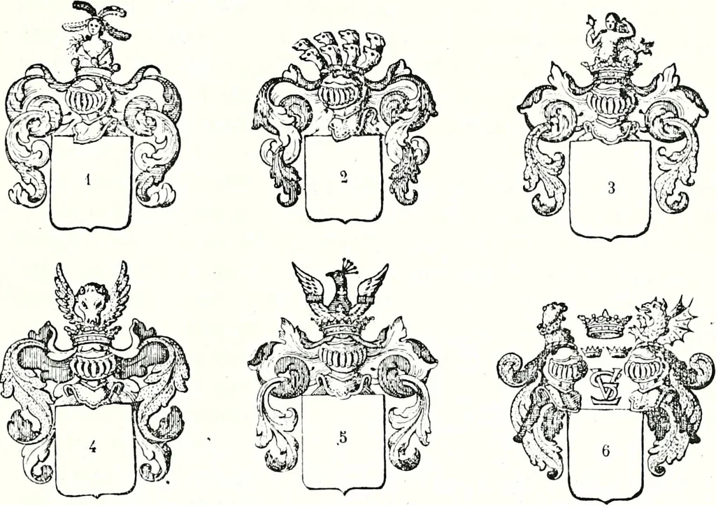 An illustration from Enciclopedia heráldica y genealógica hispano-americana, 1919, leaf 306