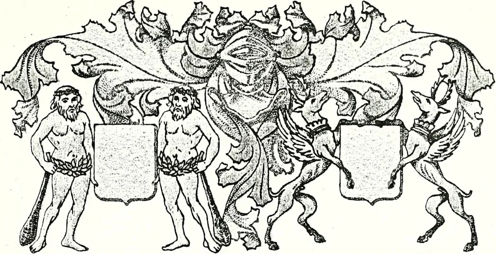 An illustration from Enciclopedia heráldica y genealógica hispano-americana, 1919, leaf 310