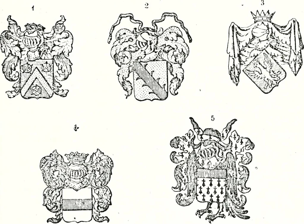 An illustration from Enciclopedia heráldica y genealógica hispano-americana, 1919, leaf 314