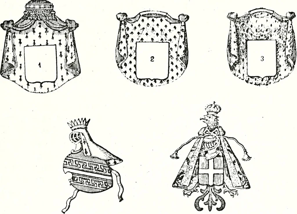An illustration from Enciclopedia heráldica y genealógica hispano-americana, 1919, leaf 342