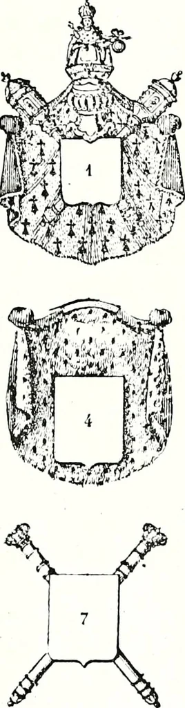 An illustration from Enciclopedia heráldica y genealógica hispano-americana, 1919, leaf 372