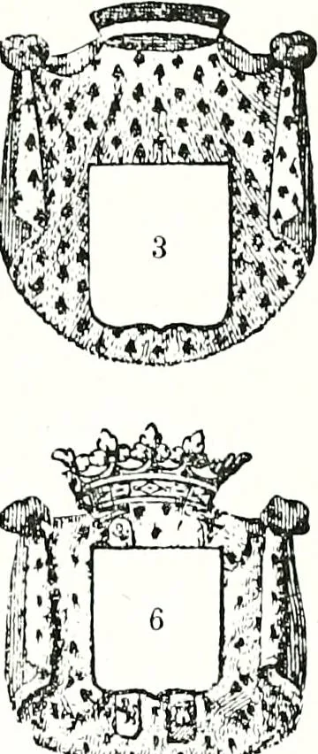 An illustration from Enciclopedia heráldica y genealógica hispano-americana, 1919, leaf 372