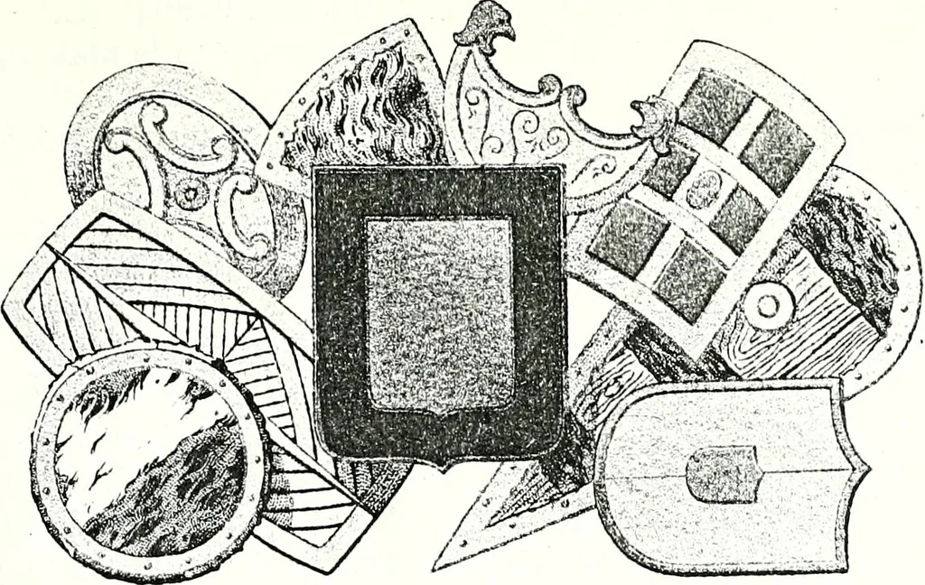 An illustration from Enciclopedia heráldica y genealógica hispano-americana, 1919, leaf 38