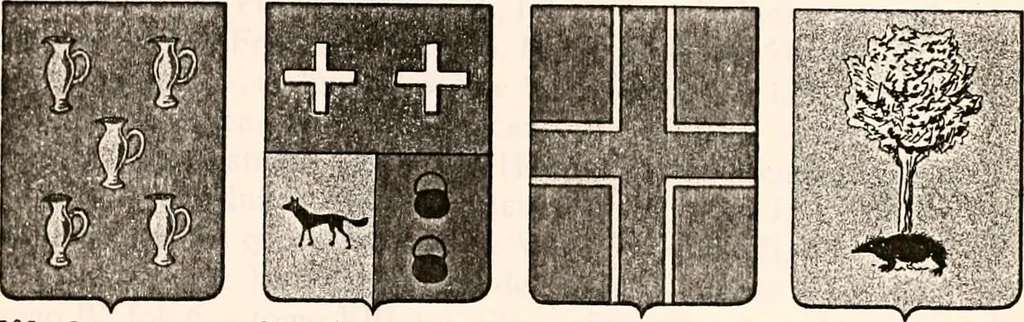 An illustration from Enciclopedia heráldica y genealógica hispano-americana, 1919, leaf 123