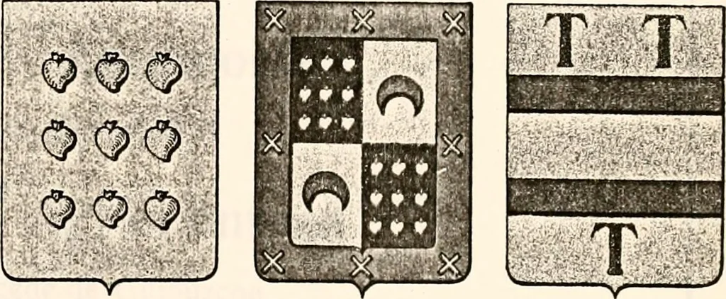 An illustration from Enciclopedia heráldica y genealógica hispano-americana, 1919, leaf 123